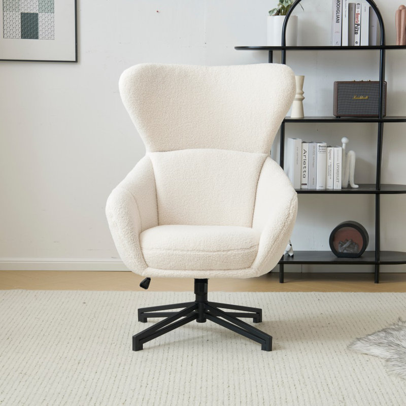 Noah Boucle Armchair Swivel Chair