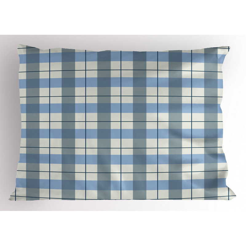 Polyester Plaid Sham Set, Twin