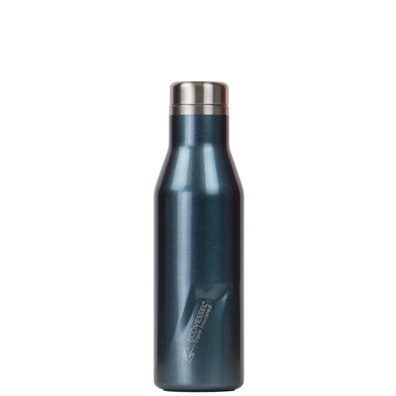 EcoVessel Stainless Steel Travel Mug, 473ml, Blue