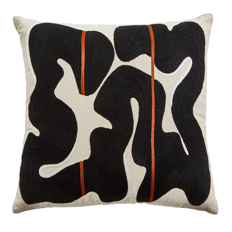 Dequisha Abstract Square Cushion