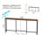Bachand 70.86'' Console Table with Power Outlet