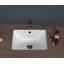 Lavabo de salle de bain rectangulaire en céramique avec trop-plein 18,5 "X 13,5"