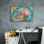 Toile épique Graffiti «Conversations With Cairns» par Art and a Little Magic, 26 po x 18 po-106172879