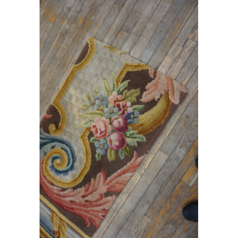 Antique Savonnerie French Knotted Rug