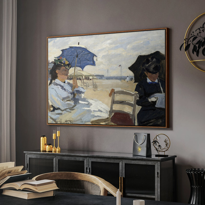 Impression nautique rétro - Lxxxvii, H 27 po x l 41 po, Toile encadrée noyer flottant