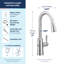 Robinet de cuisine MOE Riley-86854544