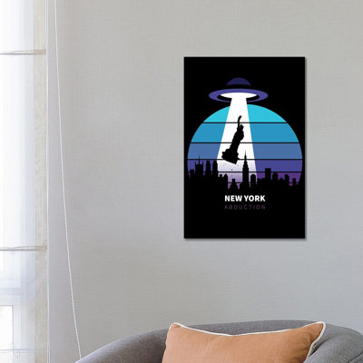 Abduction Of The Statue Of Liberty by Alberto Perez - Wrapped Canvas Print