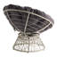 Fauteuil papasan pivotant en polyester touffeté de 40 po Daysi-768038427-769263787