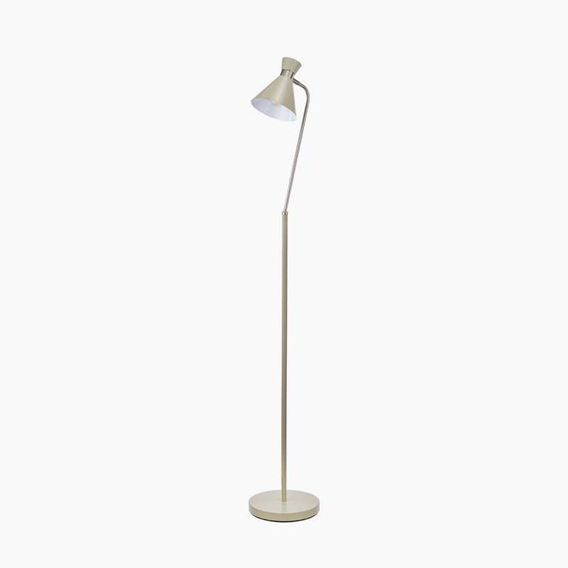 Benedict Task Floor Lamp, Green, Green