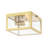 Bechtold Farmhouse Industrial Square Iron/Glass Case LED Flush Mount-2066472389-2017698224