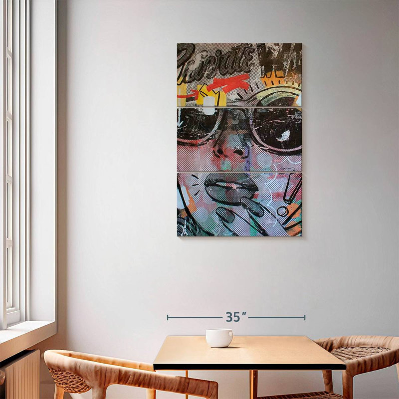 Leisha Private War, 57" H x 36" W