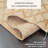 Nira Chunky Jute Rug / Brown Textured Farmhouse Living Room Rug & Bedroom Rug-1297510464