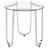 Dutton Chrome 3-piece Round Coffee Table Set