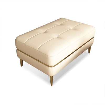 Creamy-white Upholstered Bench