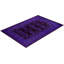 Tapis noir / mauve unique 5 pi 3 po x 7 pi 7 po Culina