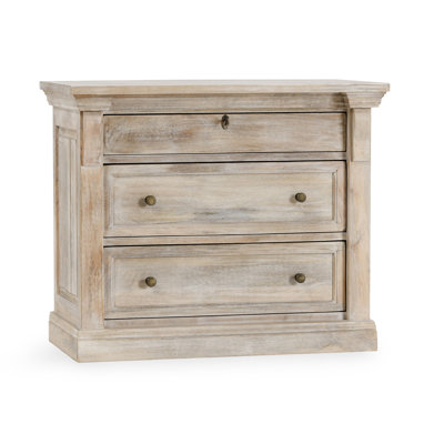 Adelaide Three-Drawer Mango Wood Nightstand