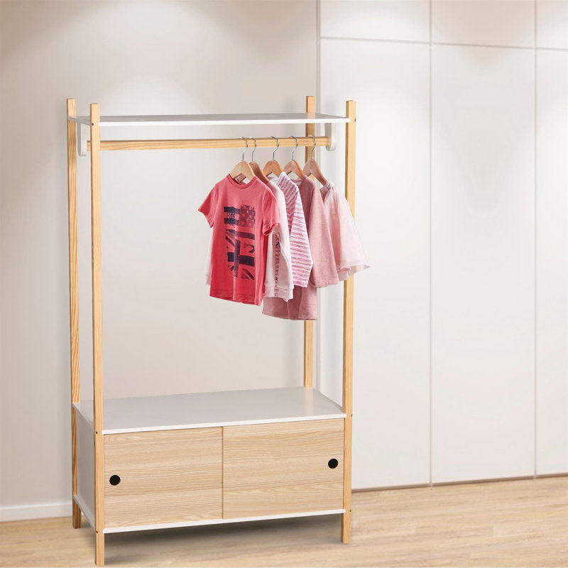 Jkyla 2 Door Manufactured Wood Wardrobe