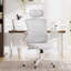 Chaise de bureau ergonomique en filet avec accoudoirs relevables Inbox Zero-2134407895