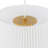 3-Light Pleated Fabric Single Pendant