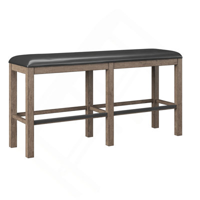 Benti Brown 60" Bar Height Bench