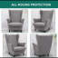 Housse pour fauteuil à oreilles 2 pièces Soft Stretch Soft-866080873