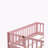 Platform Slat Bed with Door and Fence-96694410-117168847