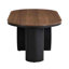 Table basse de luxe industrielle 46,06 po, tiroir de rangement et table centrale en métal noir pour espace de vie, pièce d'option à installation rapide stable, assemblage