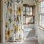 Rideau de douche Yellow Bloom - Premium-1969226743