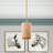 Stephane 1 - Light Brass Cylinder Pendant