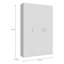 Tenae Modern hinged door wardrobe, 2-doors, space-saving, engineered wood, white-1033585849