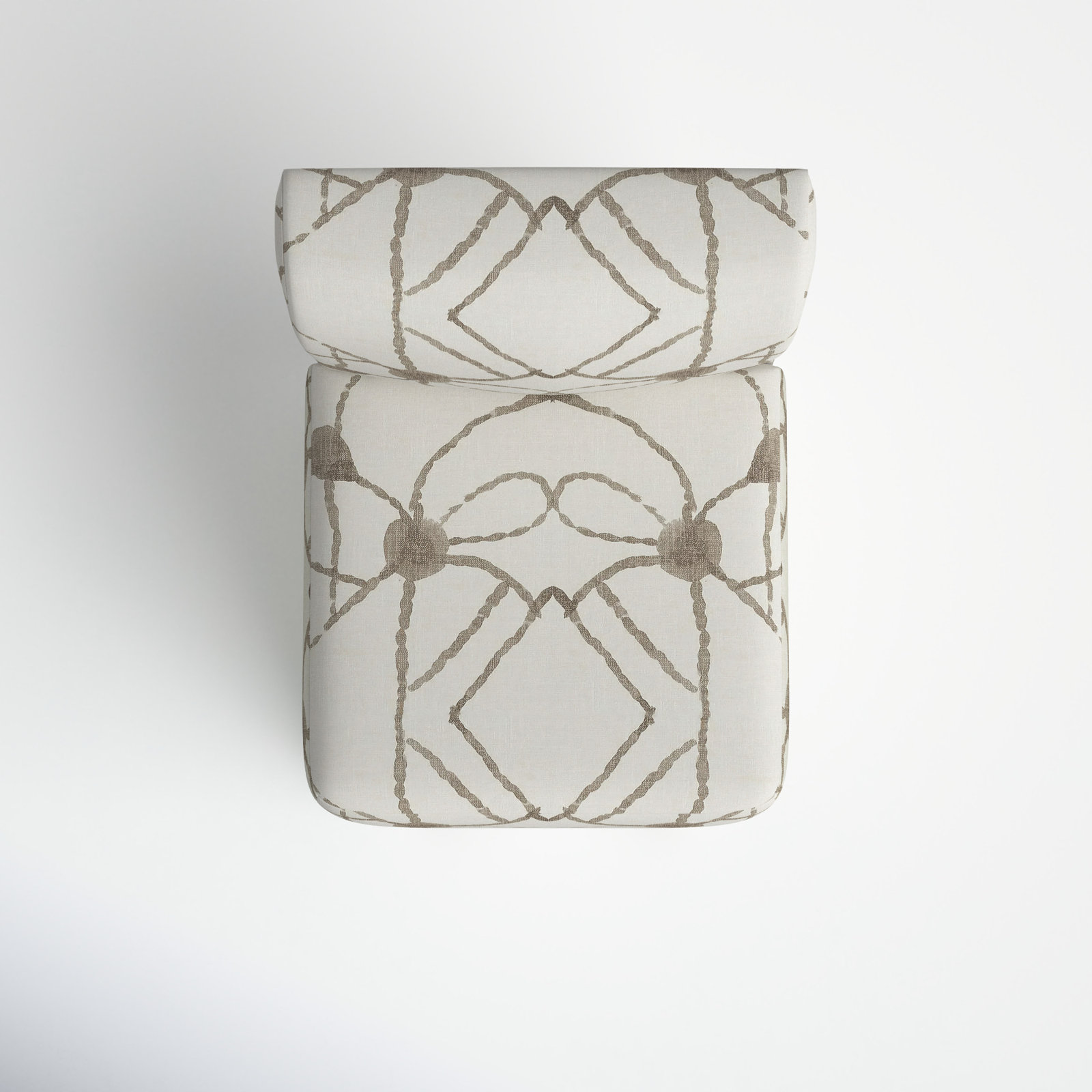 Mendy Parsons Dining Chair, Hans Cream Geometric