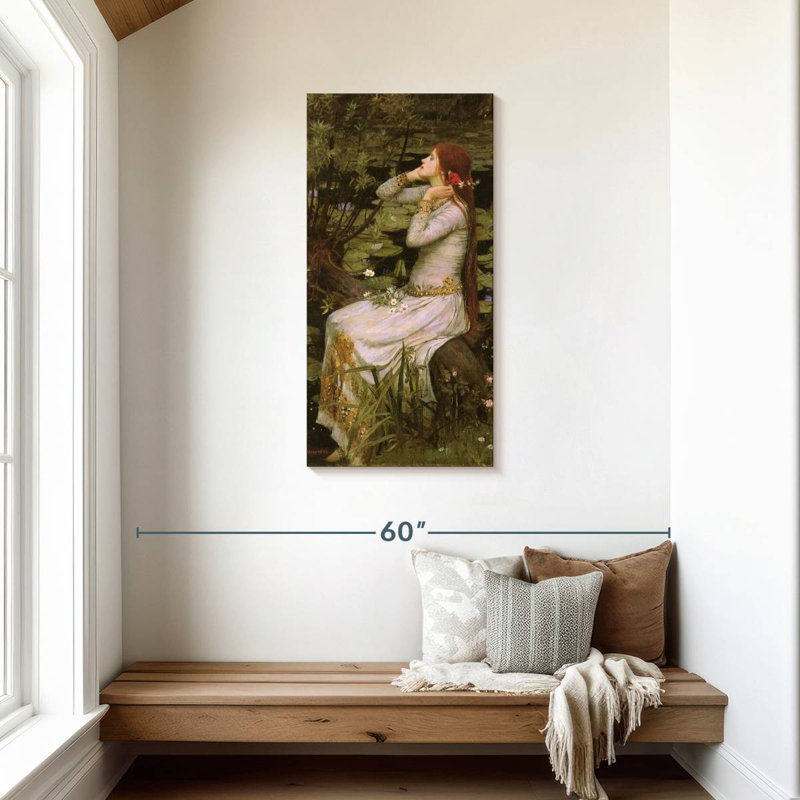 Ophelia 1894, 42" H x 21" W