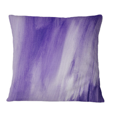 Coussin décoratif ultra violet et bleu Marble Universe II - imprimé moderne