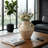 Classic Amphora Paper Mache Pottery Flower Vase with Handles for Living Room Styling - Tall Vase Accent for Office or Home Table Decor-1438467333-1438467334