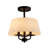 Belmont 3-Light Semi-Flush Mount Ceiling Light