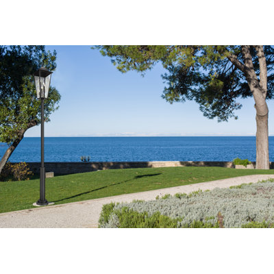 Barling 5 Light Outdoor Post Mounted Fixture in Black