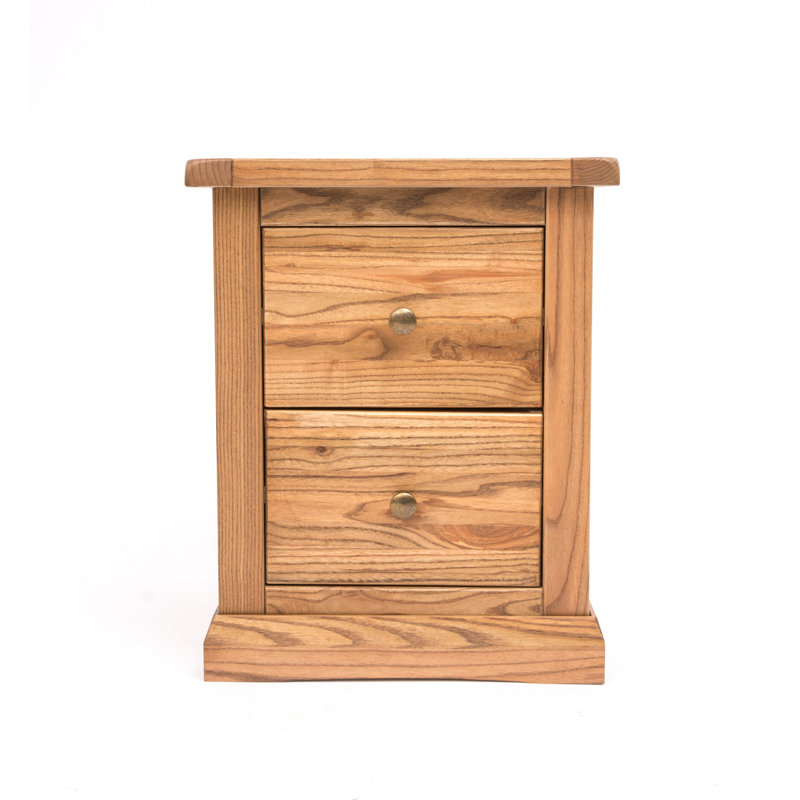 Ripon 45cm W Solid + Manufactured Wood Bedside Table