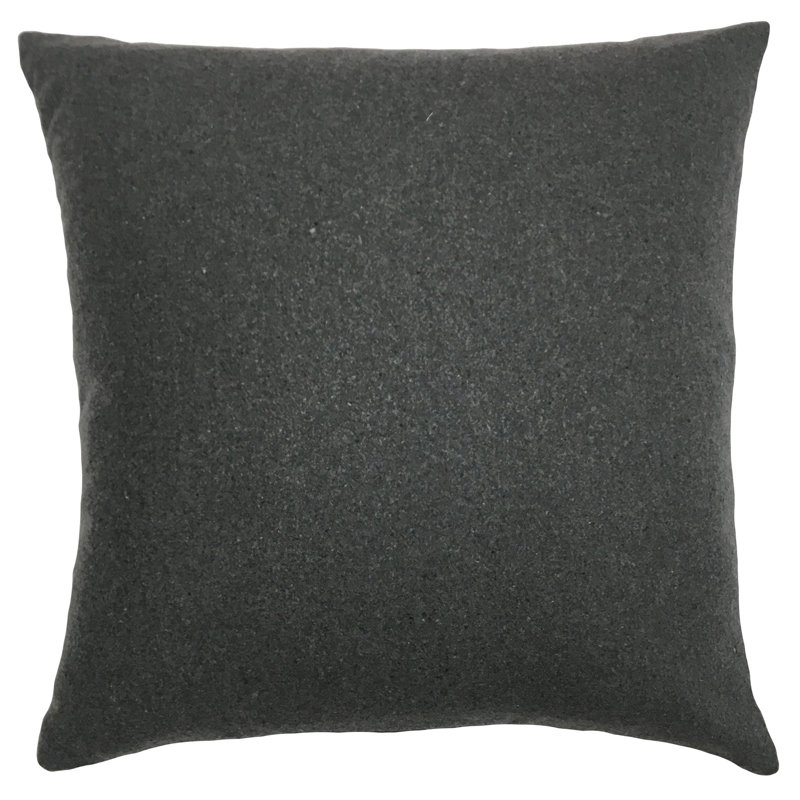 Coussin décoratif, 22 po x 22 po, Gris