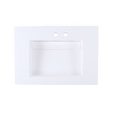 Kubista 19 in. L Bathroom Sink