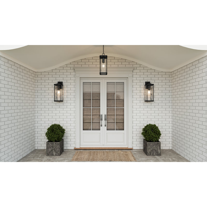 Steel Wall Light, 19.75" H x 7" W x 8.75" D