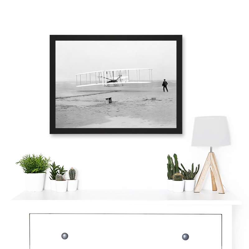 Daniels First Flight Wright Brothers 1903 - Single Picture Frame Print