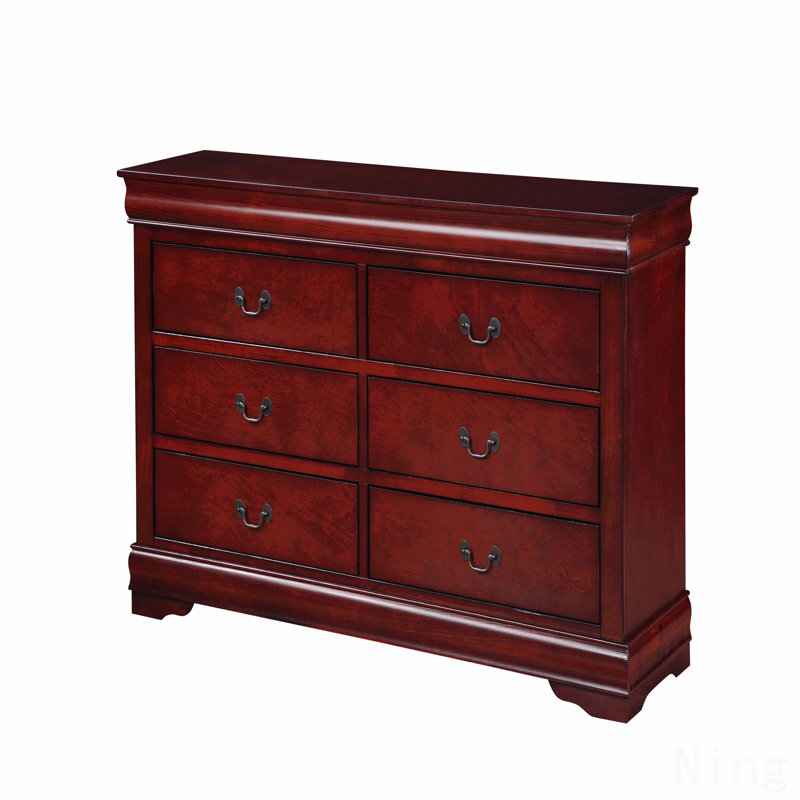 Commode Basic, Cerise foncée