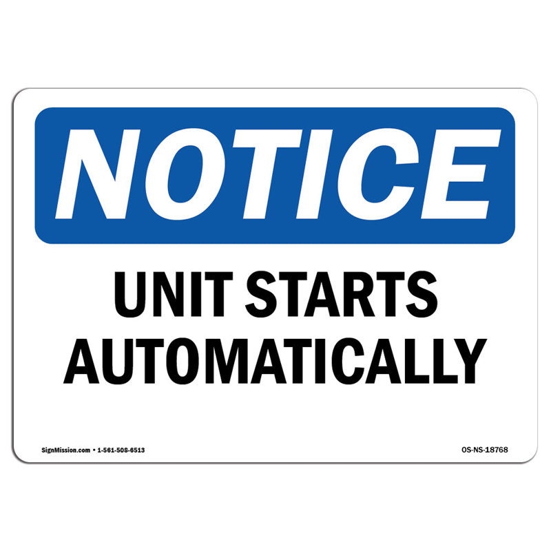 L'unité commence automatiquement à être signée