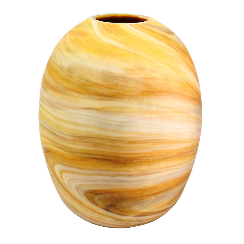 Marseille Handmade Glass Table Vase, 14"