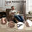 37.40'' Wide Oversized Recliner, Manual Recliner Adults Soft Overstuffed Arms And Back, Chenille Recliner Chair, Recliner Chairs for Adults 400LBS, Extra Wide Recliners, Large Recliner Chair for Living Room, Bedroom(set Of 2)-Brown-1685877166