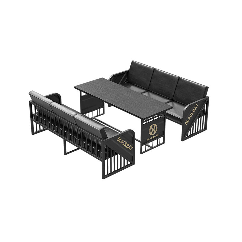 Katylyn 6 - Person Solid Wood Top Trestle Dining Set
