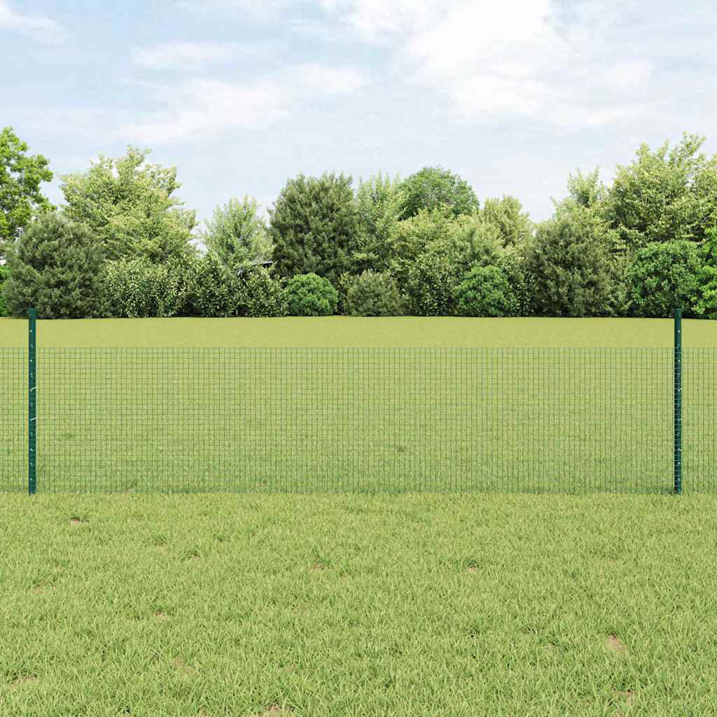 Vidaxl Fence With Posts Steel