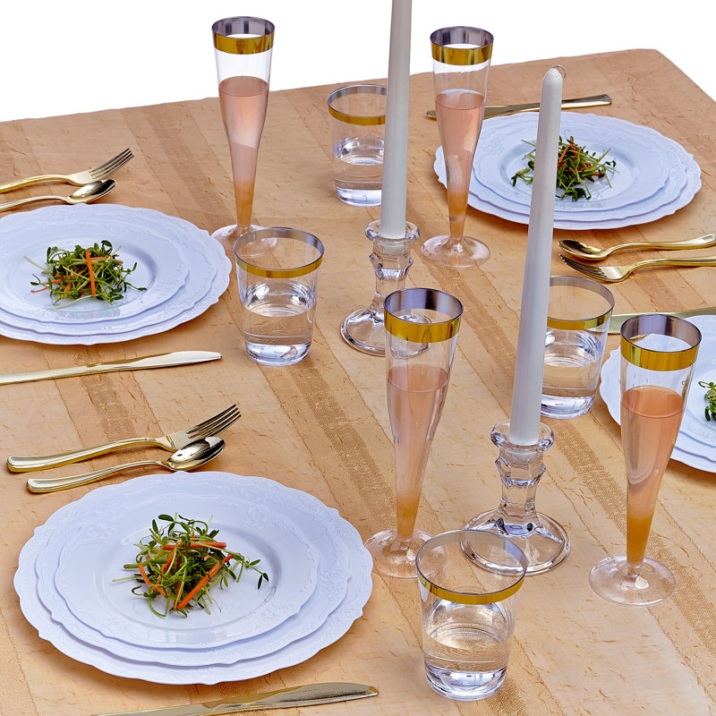 Disposable Salad Plate, White