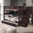 Tena Solid Wood Standard Stairway Bunk Beds Full over Full, 4 Drawers in the Steps, Twin Trundle, Dark Cherry-172585941-247366396