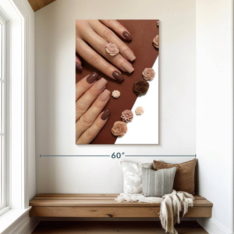 Shuttleworth Matte Brown Nails, 48" H x 32" W